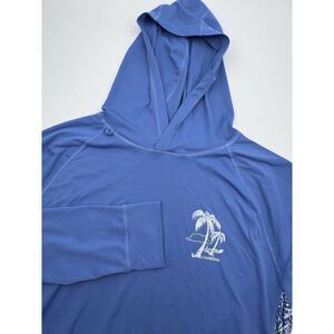 Chubbies Shirt Mens‎ XL Blue Hoodie Pineapple Performance Lightweight Pullover